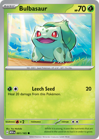 001/165 Bulbasaur - Scarlet & Violet 151