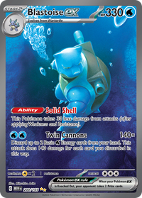 200/165 Blastoise ex - Scarlet & Violet 151