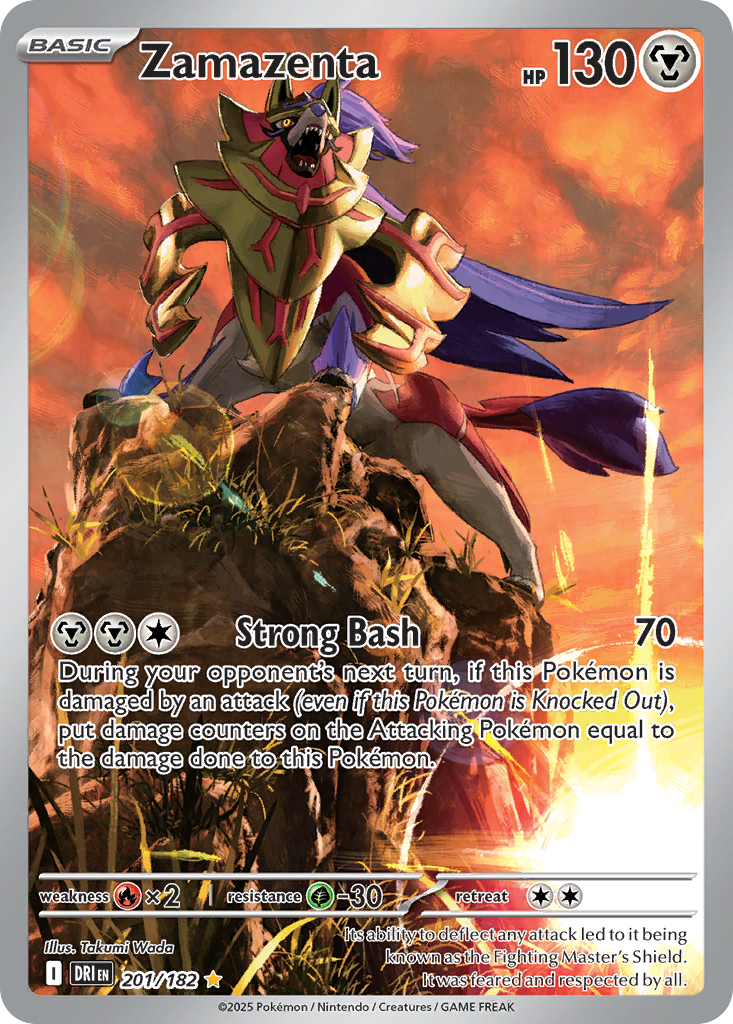 Zamazenta 201/182 Destined Rivals card