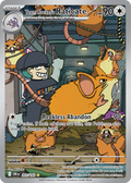Team Rocket's Raticate 202/182 Destined Rivals card