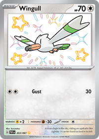 203/091 Wingull - Paldean Fates