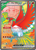 Ethan's Ho-Oh ex 209/182 Destined Rivals card