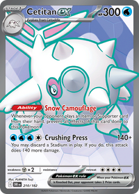 210/182 Cetitan ex - Destined Rivals