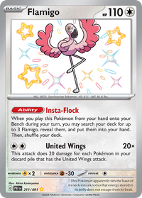 211/091 Flamigo - Paldean Fates