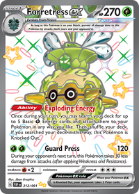 212/091 Forretress ex - Paldean Fates