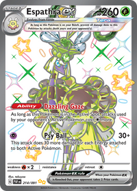 214/091 Espathra ex - Paldean Fates