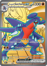 215/182 Cynthia's Garchomp ex - Destined Rivals