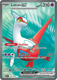 220/191 Latias ex - Surging Sparks