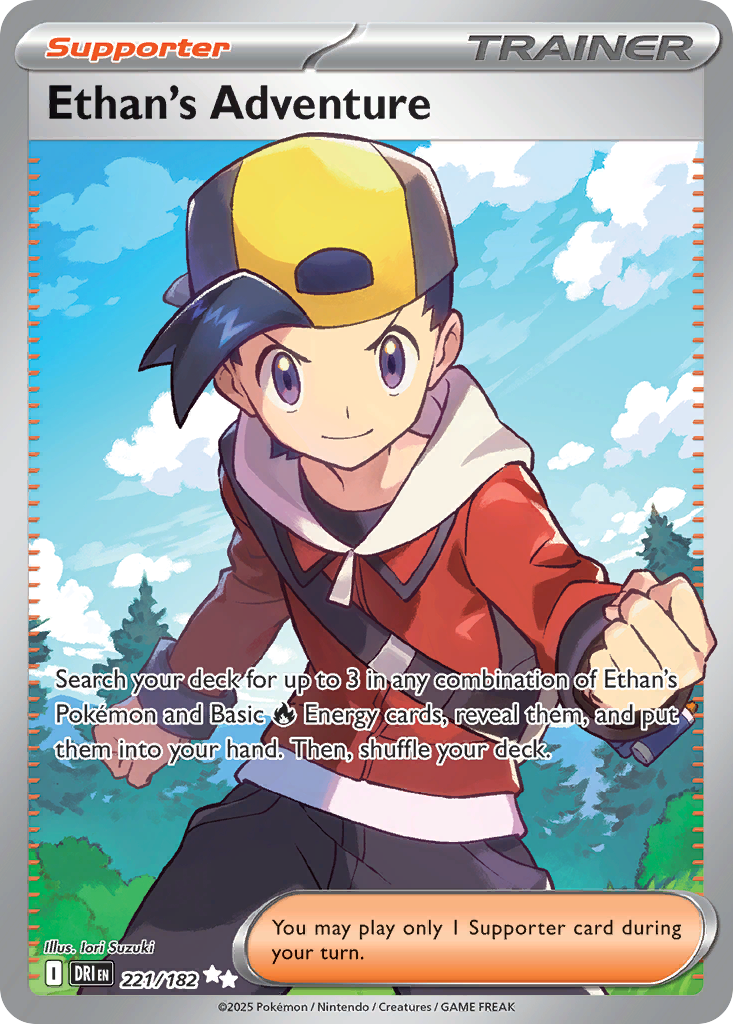 Ethan's Adventure 221/182 Destined Rivals card