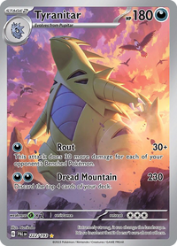 222/193 Tyranitar - Paldea Evolved