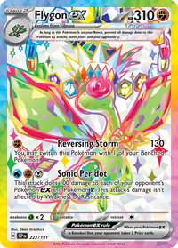 222/191 Flygon ex - Surging Sparks