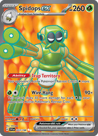 223/198 Spidops ex - Scarlet & Violet Base
