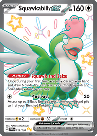 223/091 Squawkabilly ex - Paldean Fates