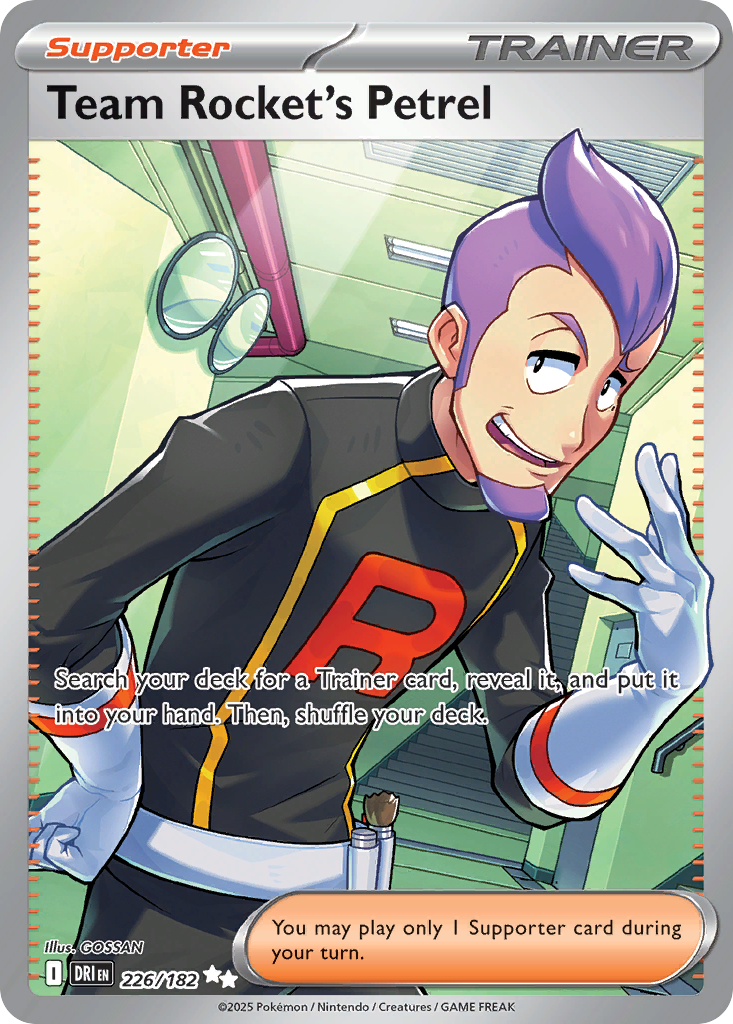 Team Rocket's Petrel 226/182 Destined Rivals card