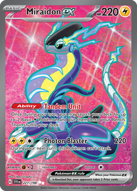 227/198 Miraidon ex - Scarlet & Violet Base
