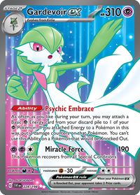 228/198 Gardevoir ex - Scarlet & Violet Base