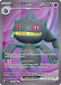 229/198 Banette ex - Scarlet & Violet Base