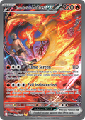 Team Rocket's Moltres ex 229/182 Destined Rivals card