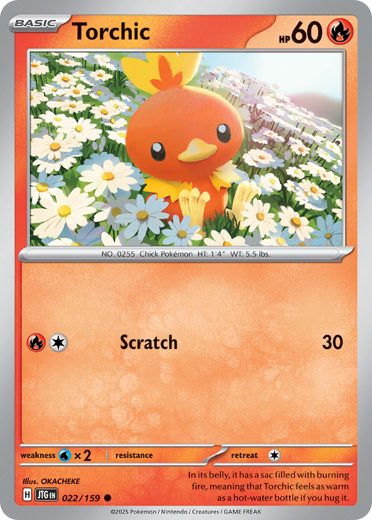 Torchic 022/159 Journey Together card