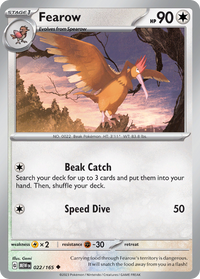 022/165 Fearow - Scarlet & Violet 151