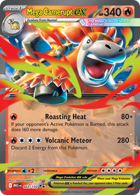 022/132 Mega Camerupt ex - Mega Evolution