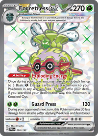 230/193 Forretress ex - Paldea Evolved