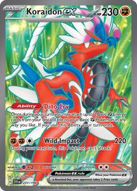 231/198 Koraidon ex - Scarlet & Violet Base