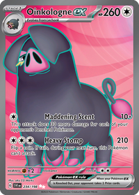234/198 Oinkologne ex - Scarlet & Violet Base