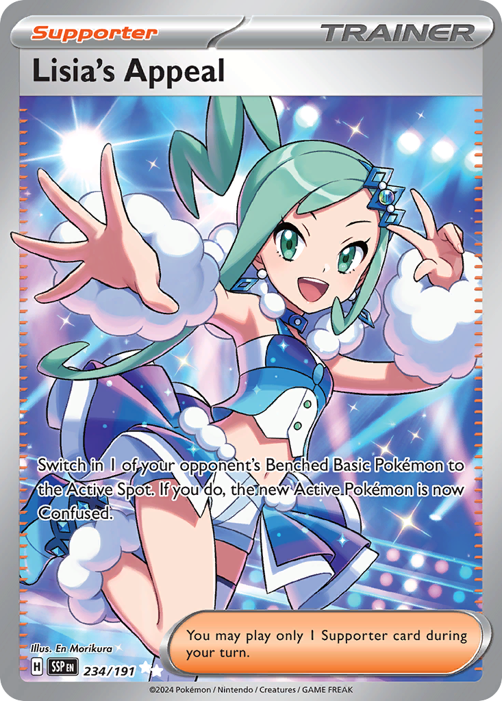 Lisia's Appeal 234/191 Surging Sparks card