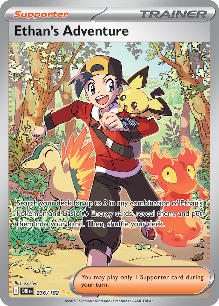 Ethan's Adventure 236/182 Destined Rivals card