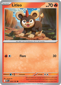 023/132 Litleo - Mega Evolution