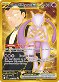 Team Rocket's Mewtwo ex 240/182 Destined Rivals card