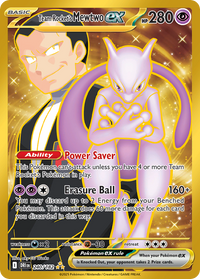 240/182 Team Rocket's Mewtwo ex - Destined Rivals