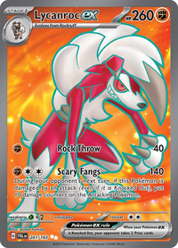 241/193 Lycanroc ex - Paldea Evolved