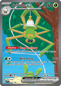 243/198 Spidops ex - Scarlet & Violet Base