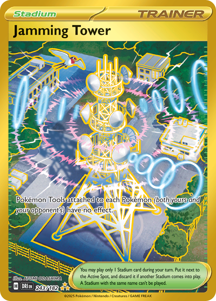 Jamming Tower 243/182 Destined Rivals card