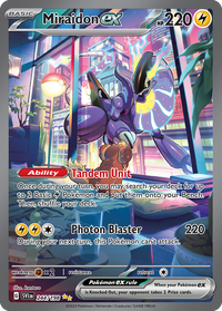 244/198 Miraidon ex - Scarlet & Violet Base