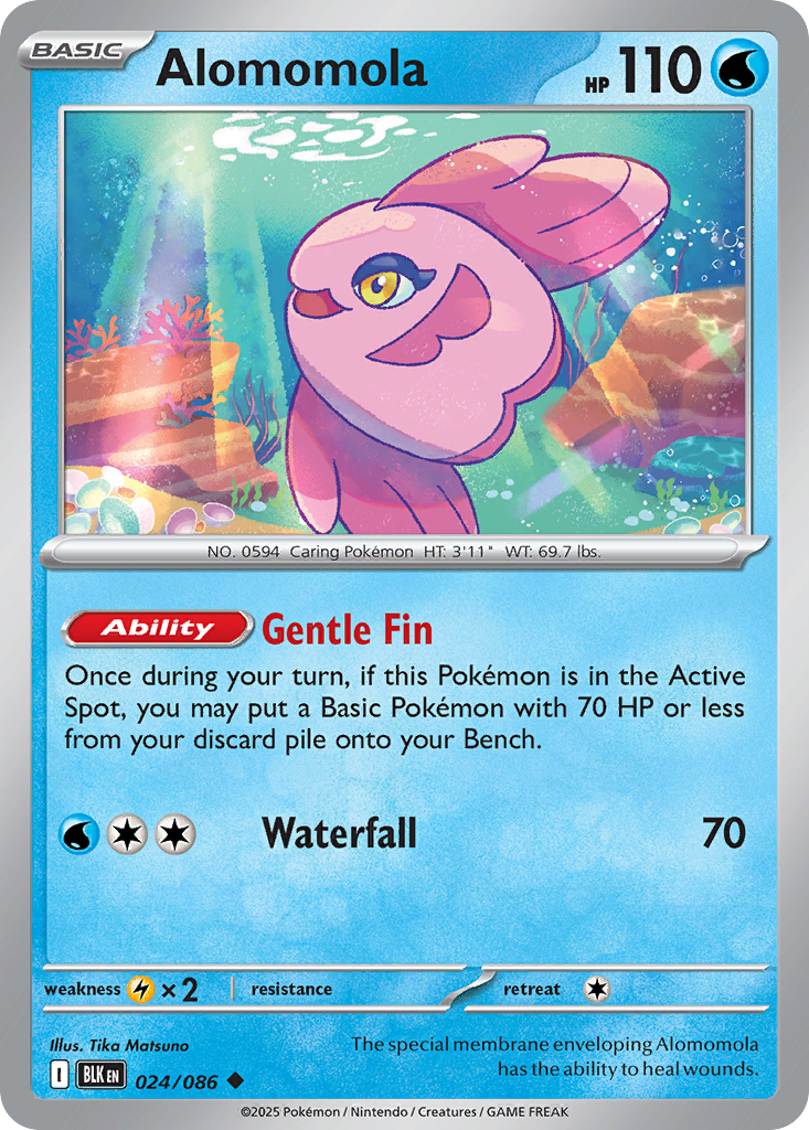 Alomomola 024/086 Black Bolt card