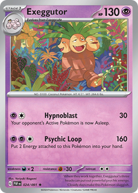 024/091 Exeggutor - Paldean Fates