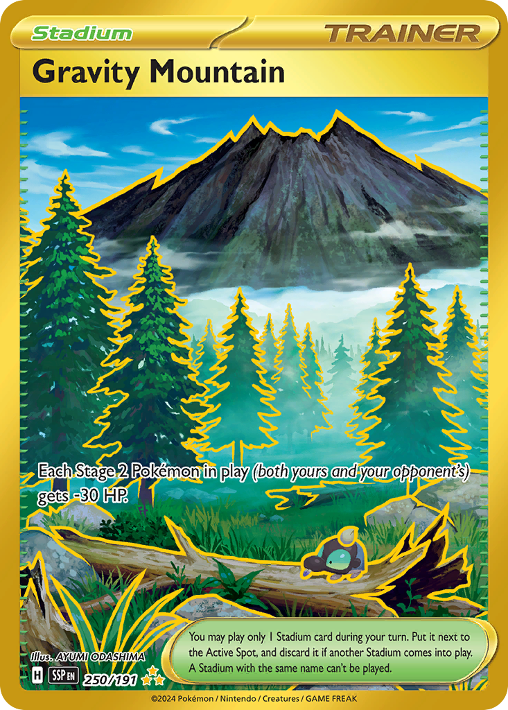 Gravity Mountain 250/191 Surging Sparks card