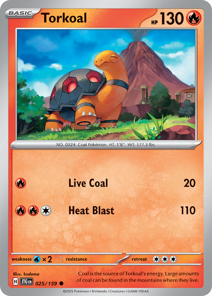 Torkoal 025/159 Journey Together card