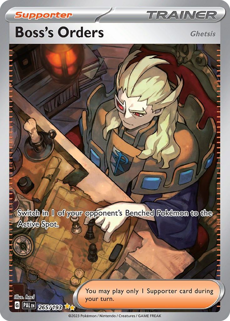 Boss's Orders 265/193 Paldea Evolved card