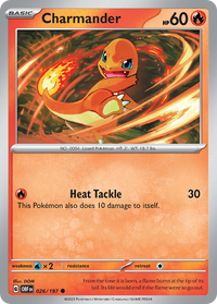 026/197 Charmander - Obsidian Flames