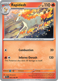 027/162 Rapidash - Temporal Forces