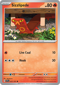 027/191 Sizzlipede - Surging Sparks