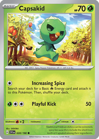 028/198 Capsakid - Scarlet & Violet Base