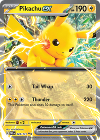 028/131 Pikachu ex - Prismatic Evolutions