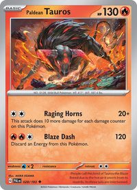 028/193 Paldean Tauros - Paldea Evolved