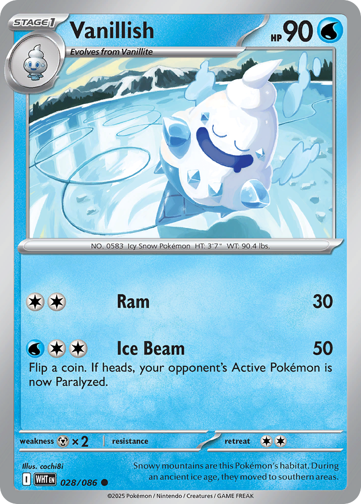 Vanillish 028/086 White Flare card