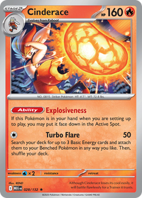 028/132 Cinderace - Mega Evolution